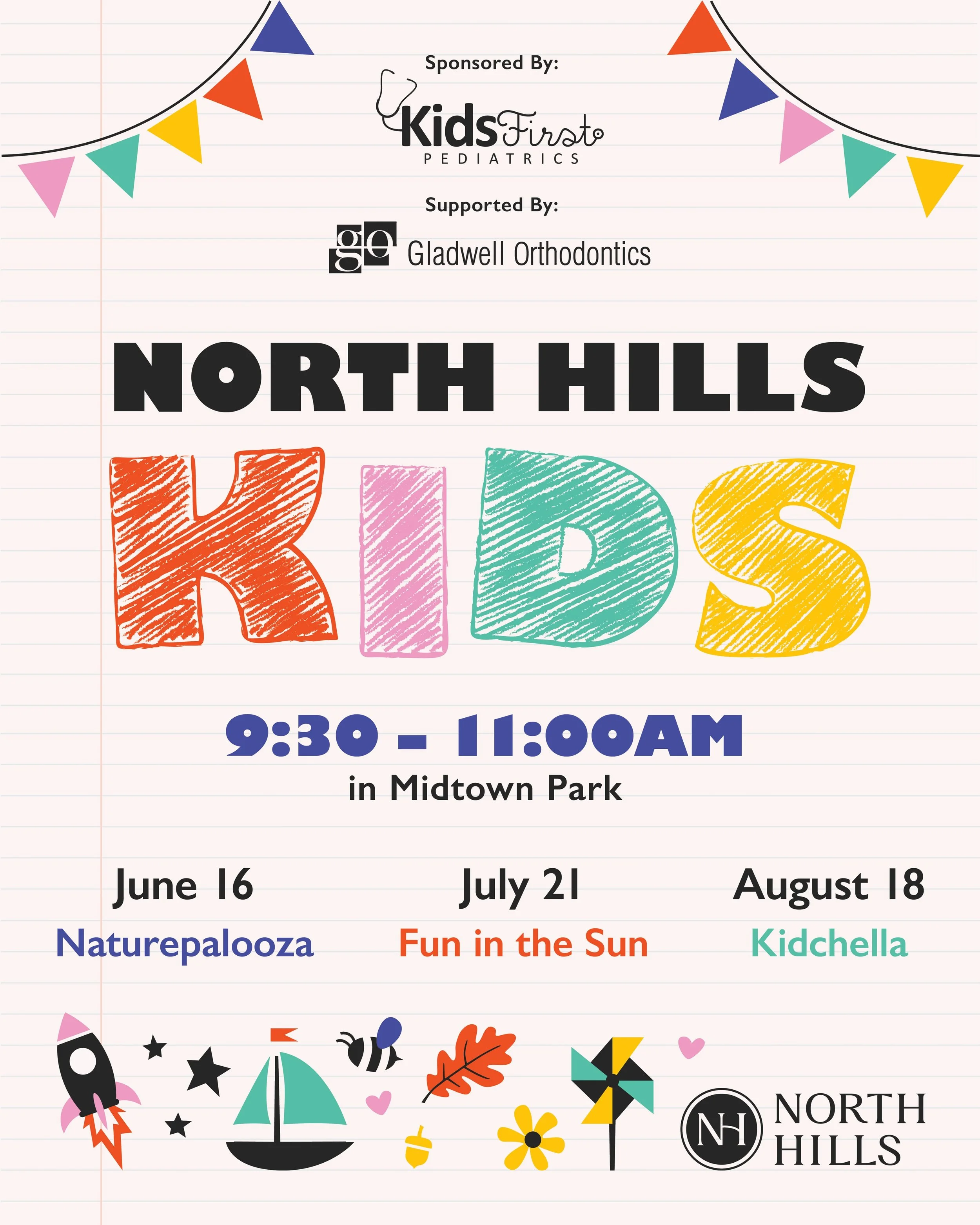 Mark your calendars! Summer NH Kids returns to Midtown Park this June.

Join us every 3rd Tuesday from 9:30&ndash;11 AM for free family fun, hands-on activities, and kid-friendly entertainment.

🦎 June 16 &bull; Naturepalooza ☀️ July 21 &bull; Fun i