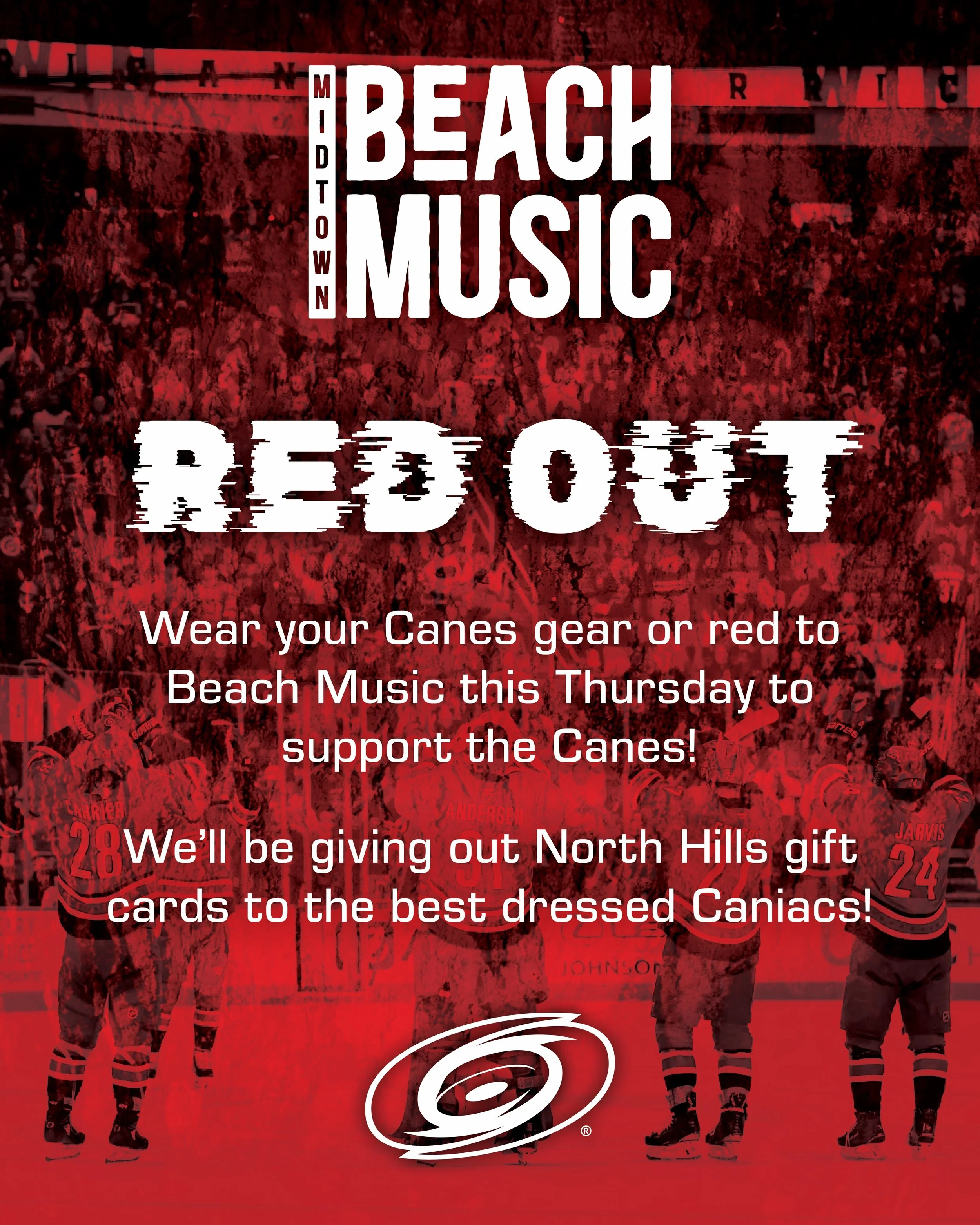RED OUT at Beach Music this Thursday! ❤️
