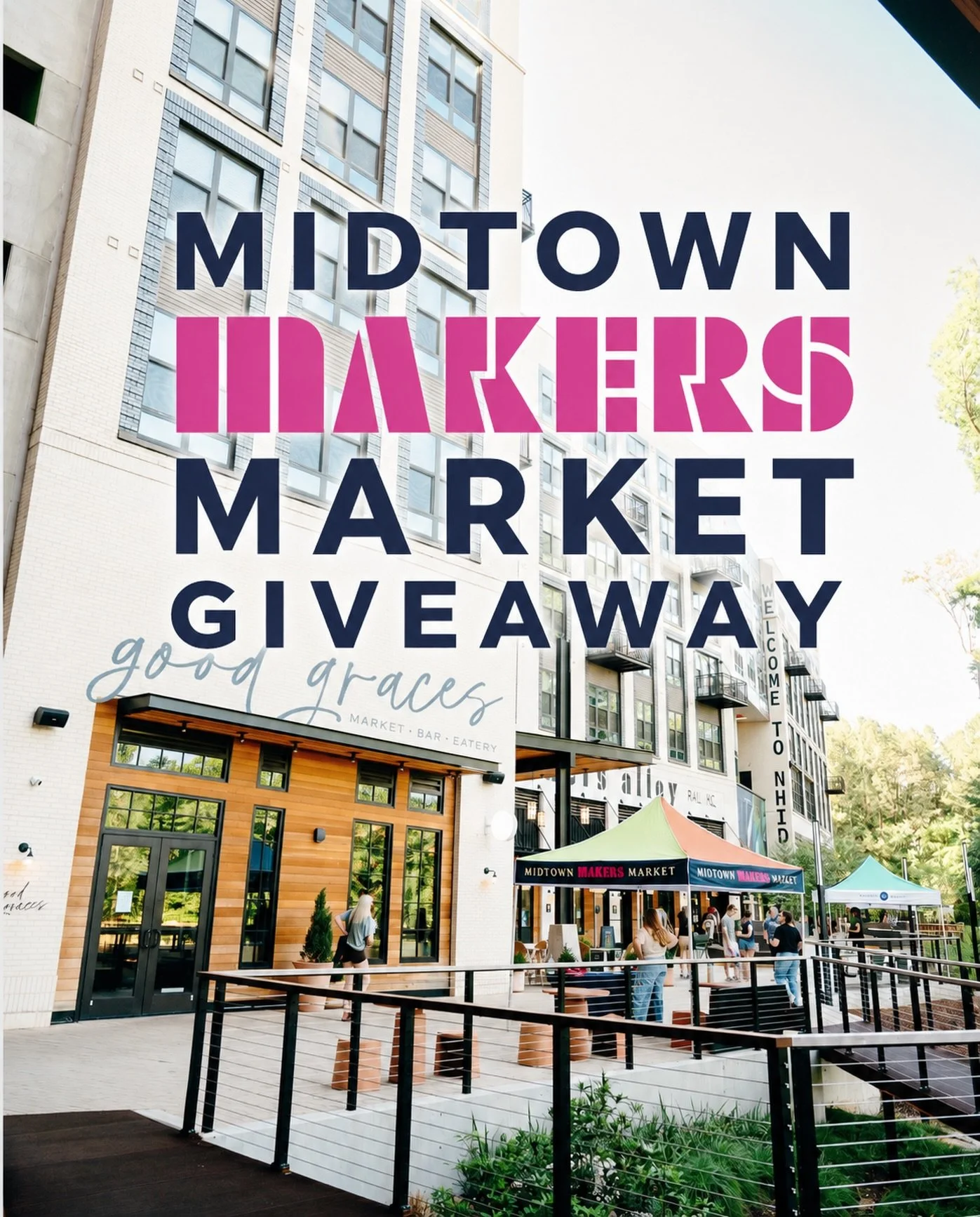 Midtown Makers Market is back next Tuesday, August 18 from 5&ndash;8:30 PM! 🛍️

To celebrate, we&rsquo;re giving away a market basket filled with goodies from local makers featured at last month&rsquo;s market (valued at $200)!

To enter:
- Follow @