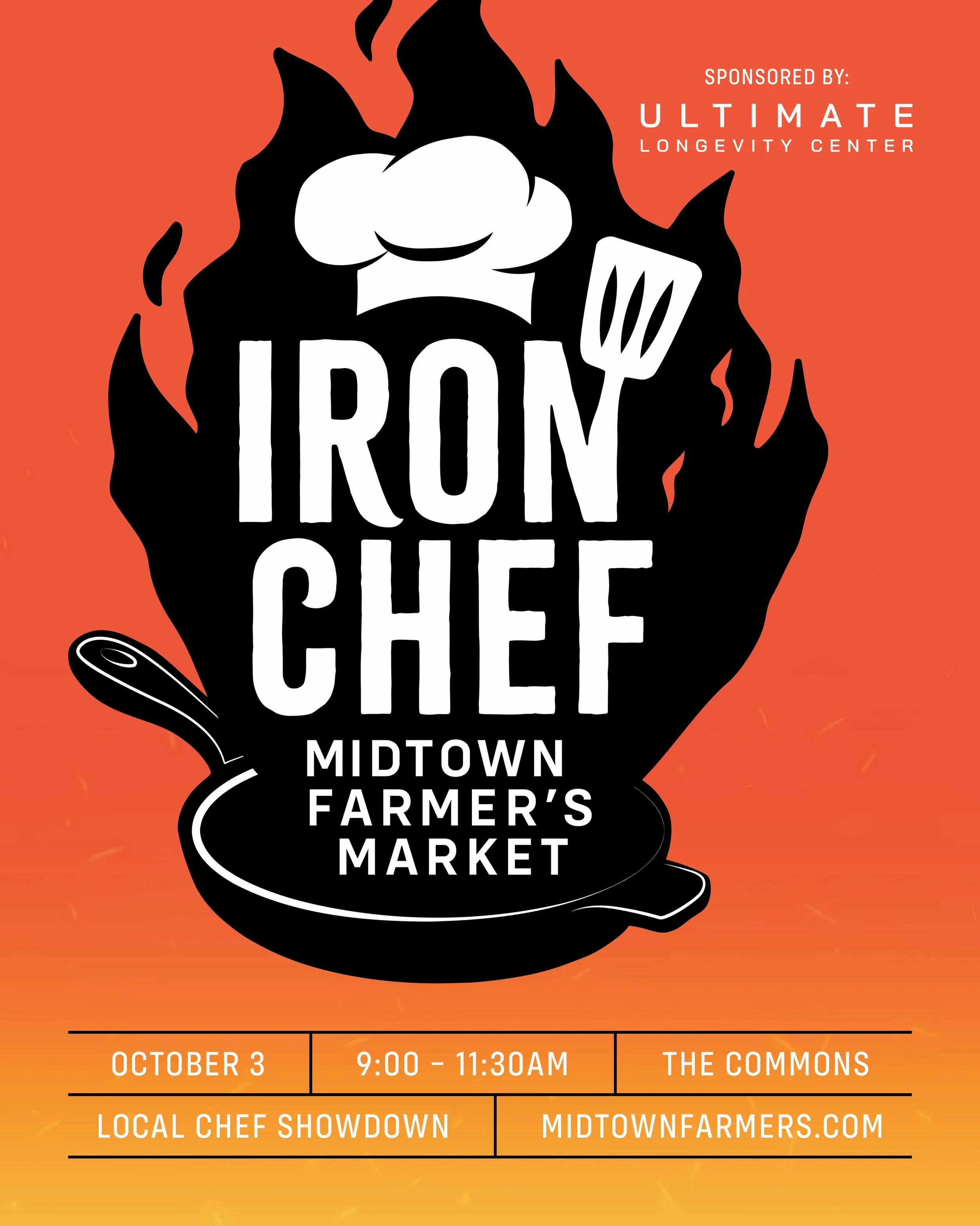 Iron Chef is back! 🔥👨&zwj;🍳

Join us Saturday, October 3 from 9&ndash;11:30 AM in The Commons as North Hills chefs go head-to-head in the ultimate farmers&rsquo; market showdown.

Stay tuned as we reveal this year&rsquo;s competing chefs! 👀

Pres