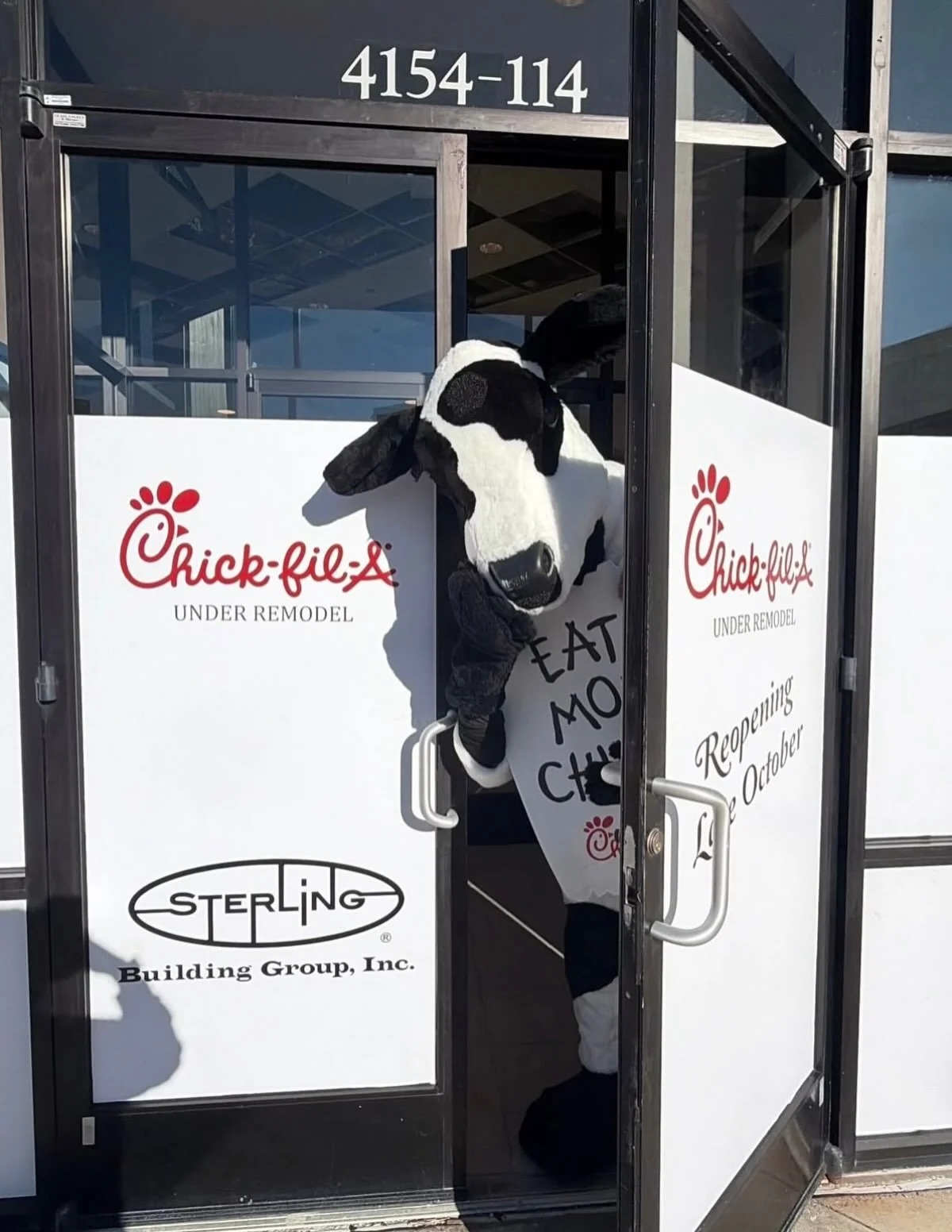 PSA: Chick-fil-A North Hills is open again!! 📣📣