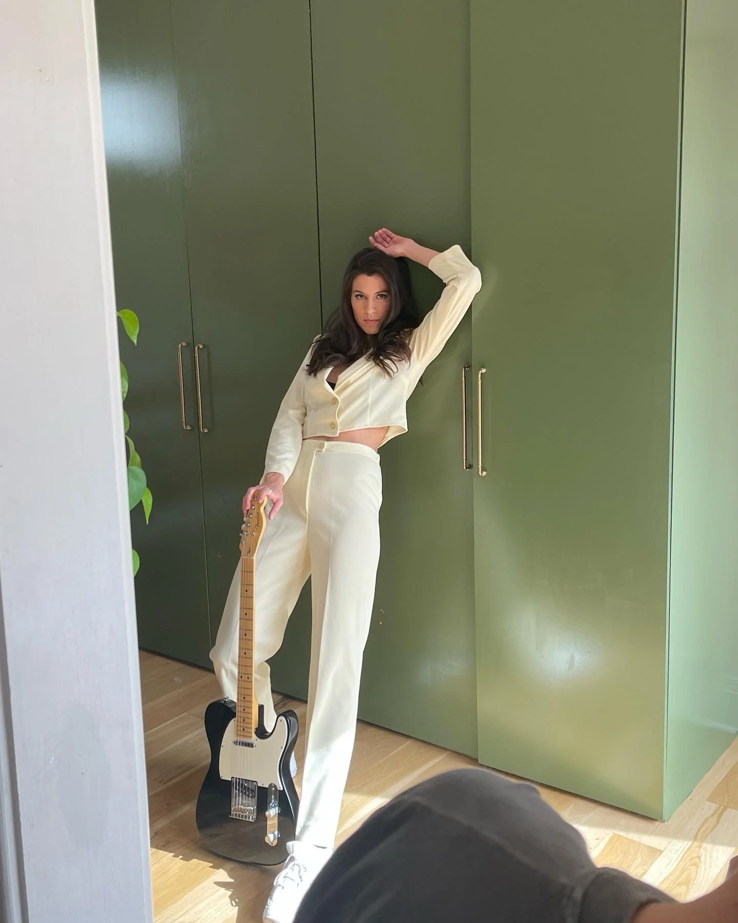 Custom Tailored 1970 Butter Yellow Suit 