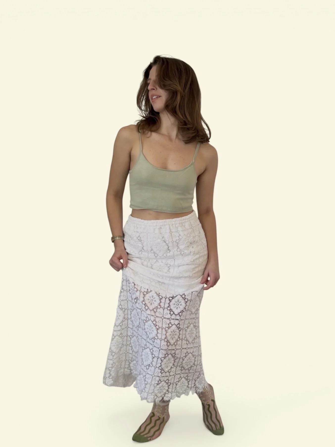 Heirloom Medallion Lace Skirt • (M)