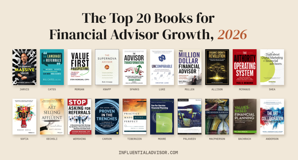 Top 20 Books for Financial Advisor Growth