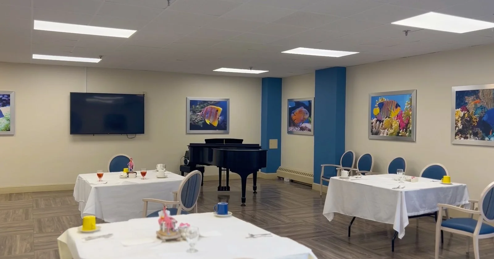 Dining room at Brush Hill Care Center