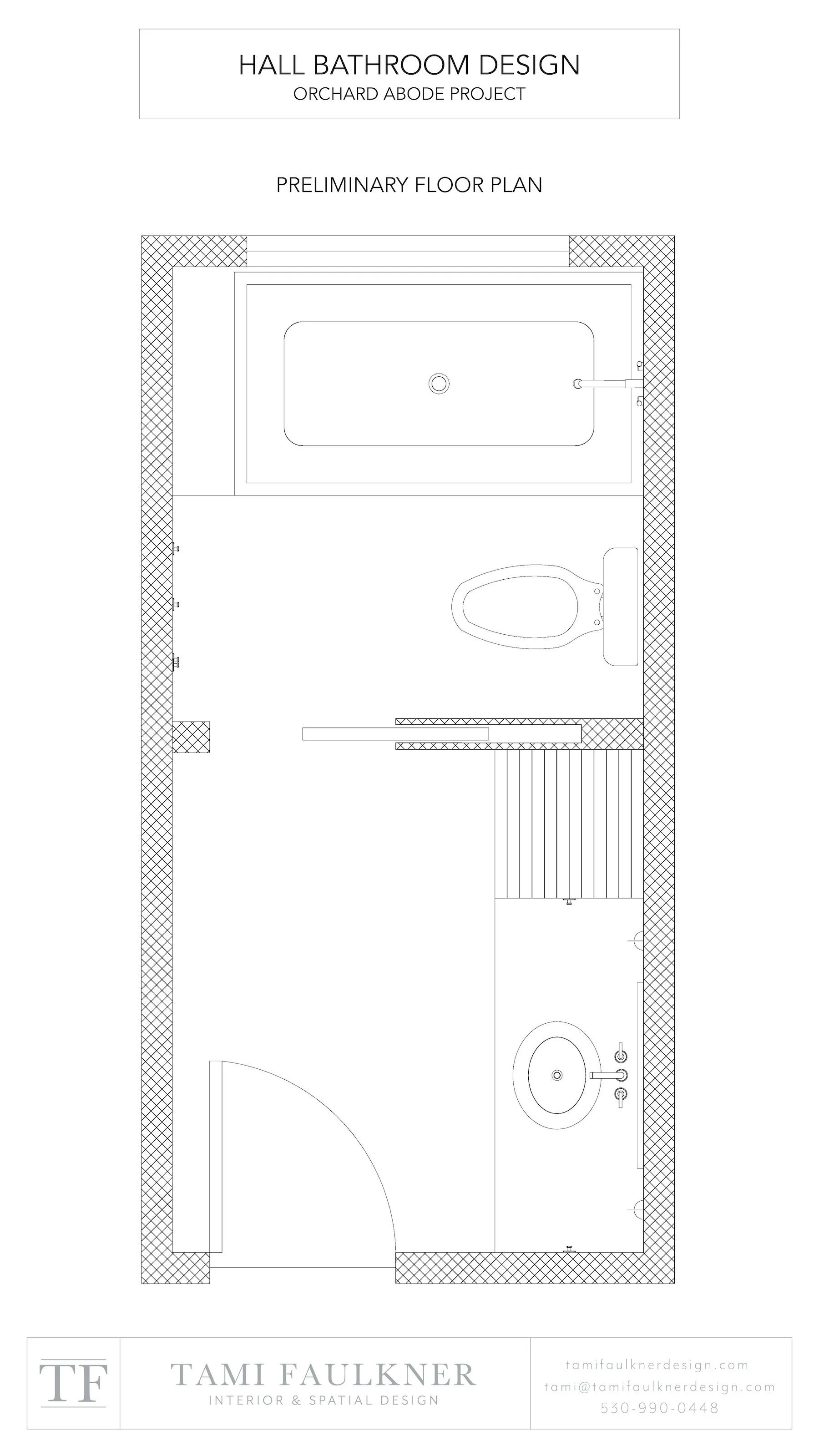 THE FUNDAMENTALS OF DESIGNING HALL BATHROOM LAYOUTS AND FLOOR PLANS