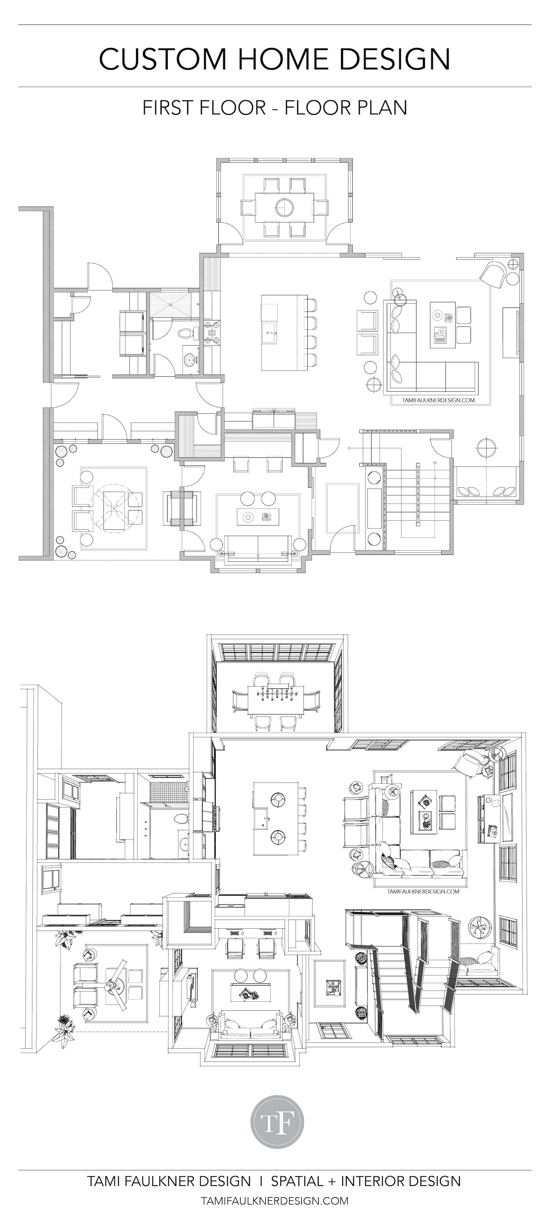 Image showcasing CUSTOM FLOOR PLAN DESIGN - STEP BY STEP — Tami Faulkner Design | Custom ...