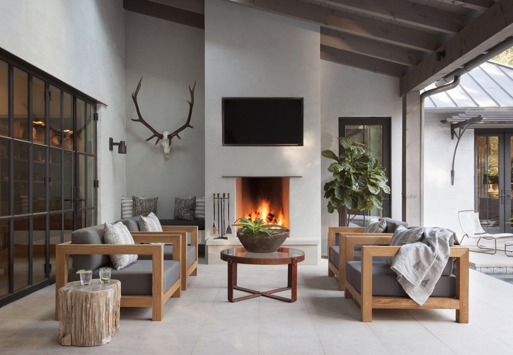 FIREPLACE DESIGN FOR A RUSTIC MODERN NEW-BUILD — Tami Faulkner Design ...