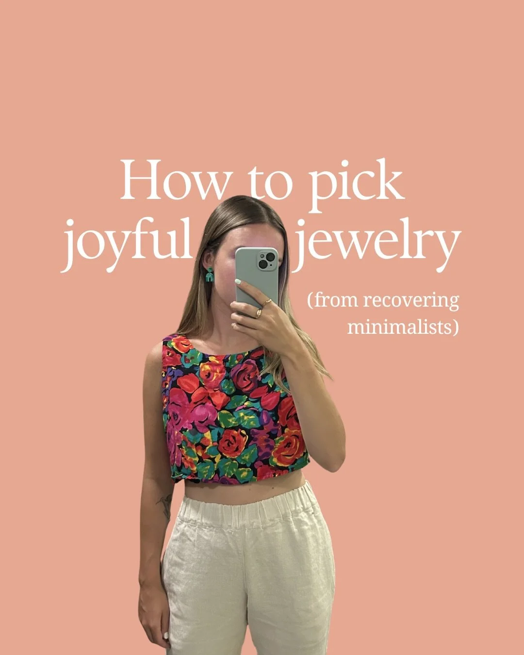 Making jewelry guided us into more play and intuitive fashion ☀️
The last 10 years of our life, Syd and I did a lot of soul searching and really got to know ourselves better at the core. A big part of that involved experimenting with fashion and step