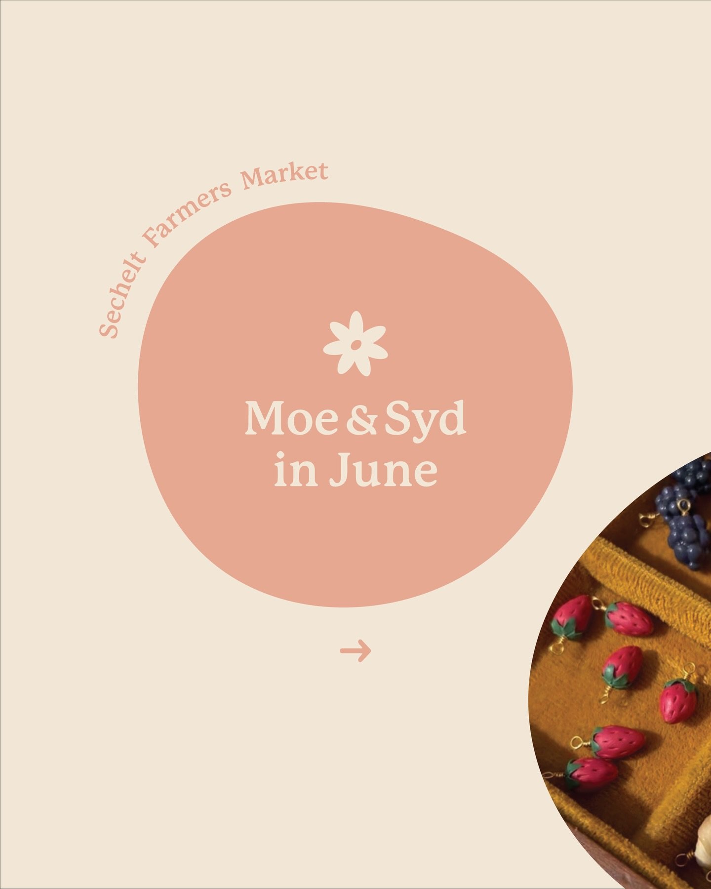The vibes at @secheltfarmersmarket are just too good. ☀️🪴 Come hangout with us, find your new favourite earrings, grab your veggies and shop from your neighbours.

🗓️ June 13, 20 + 27 

#secheltdowntown #secheltfarmersmarket #polymerclay #keepitcoa