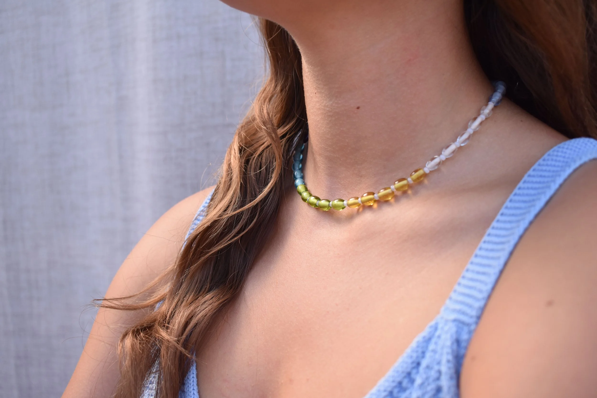 Stained Glass Necklace in Chromatic