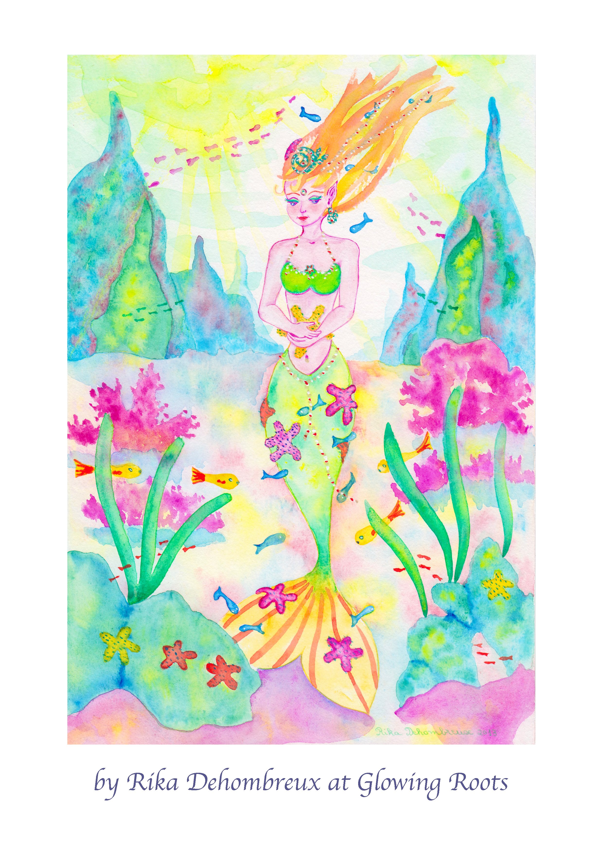 Little Mermaid and Starfish
