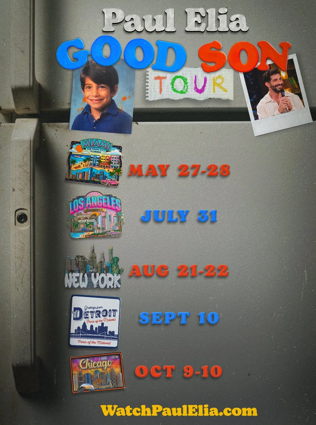Paul Elia - 2026 Good Son Tour Poster