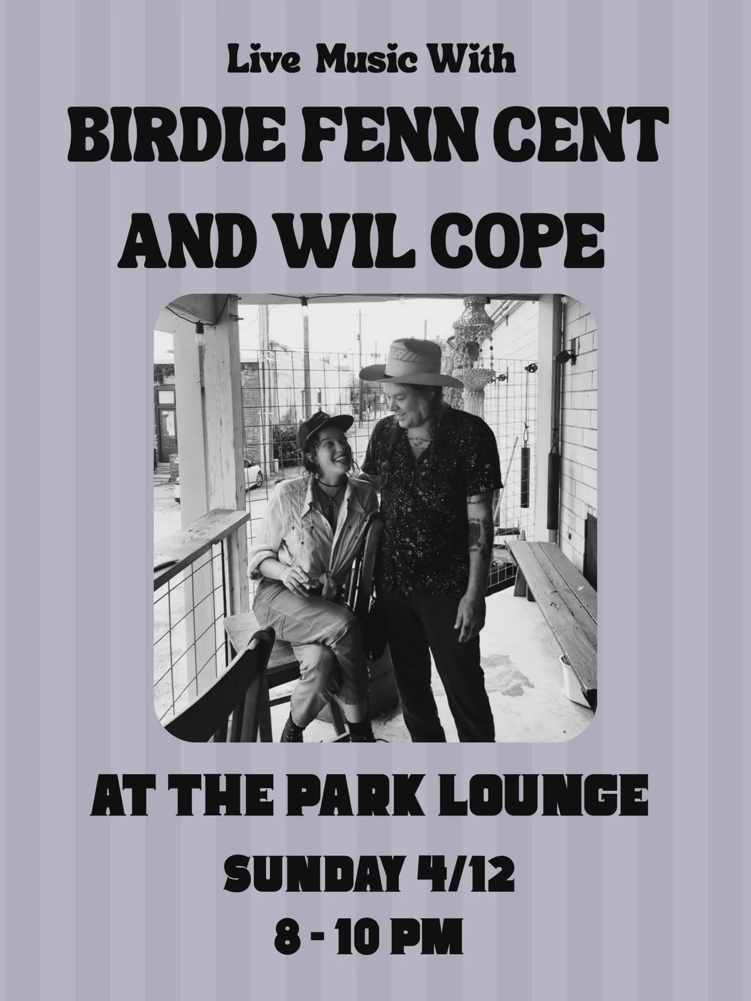Birdie Fenn Cent & Wil Cope