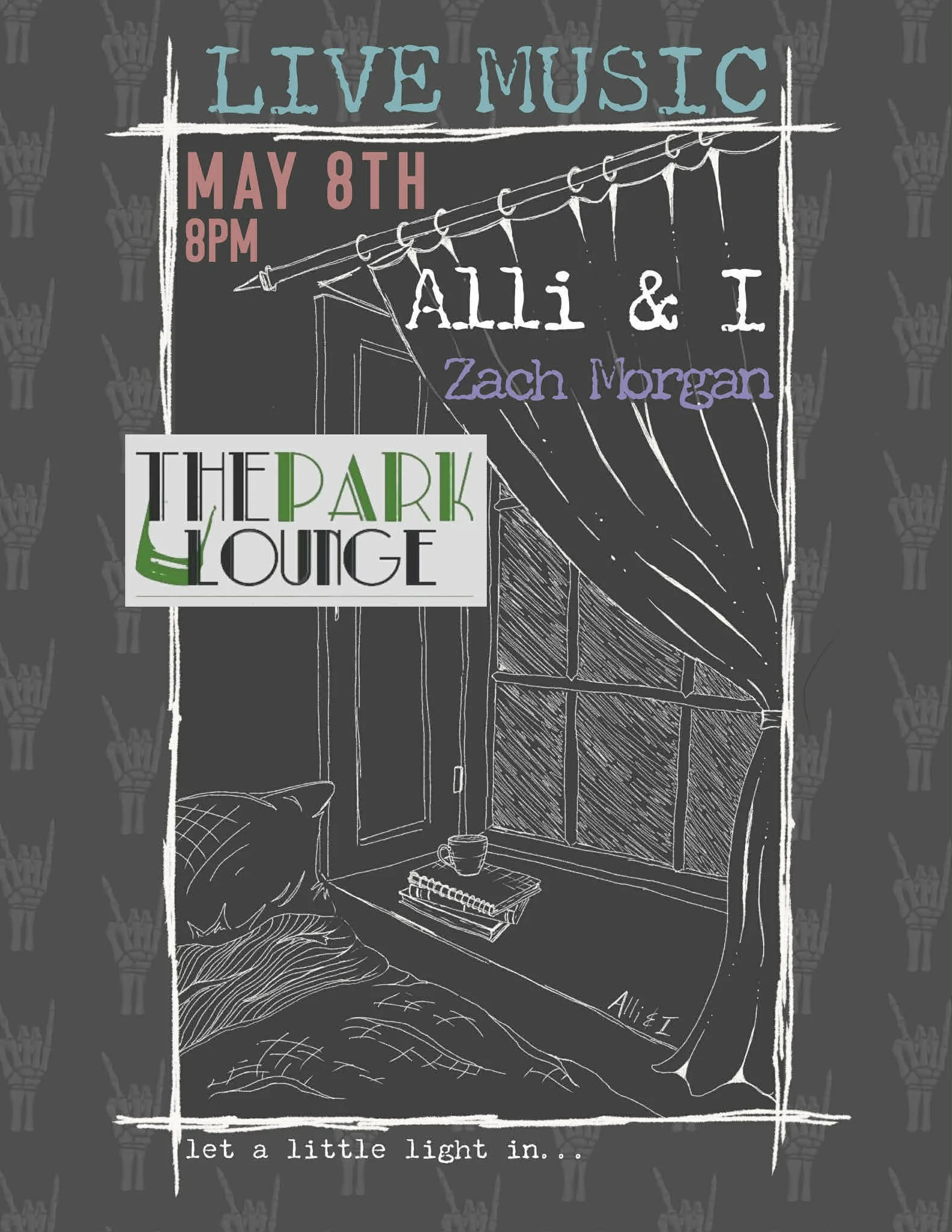 Alli & I with Zach Morgan