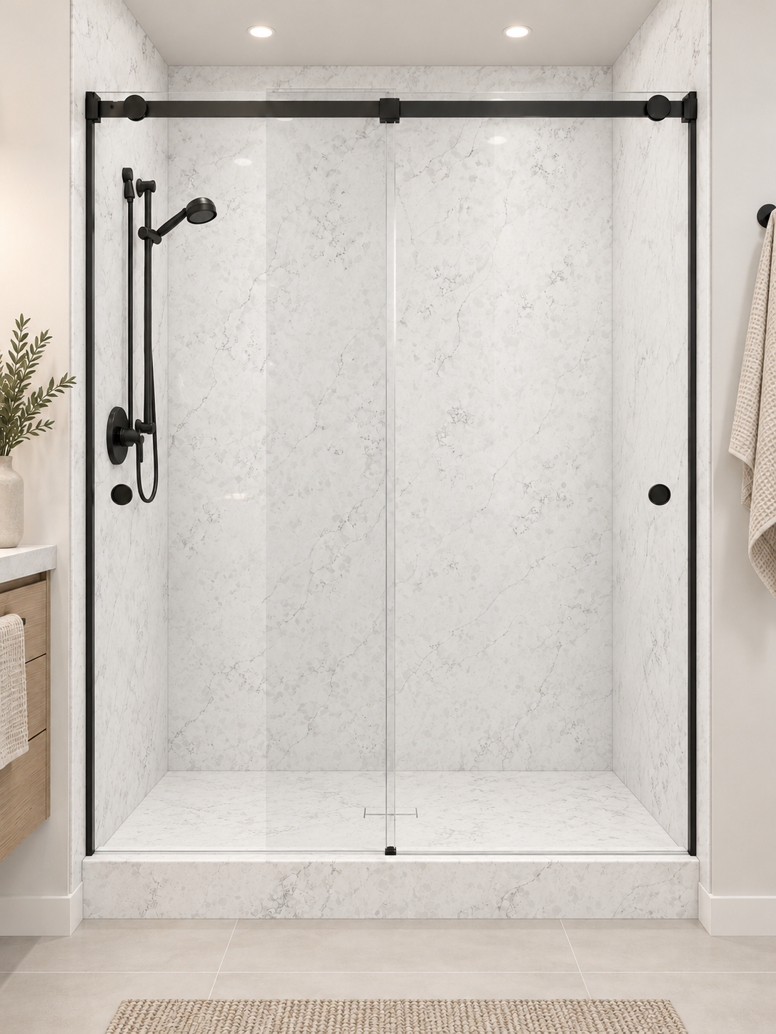Milano shower rendering