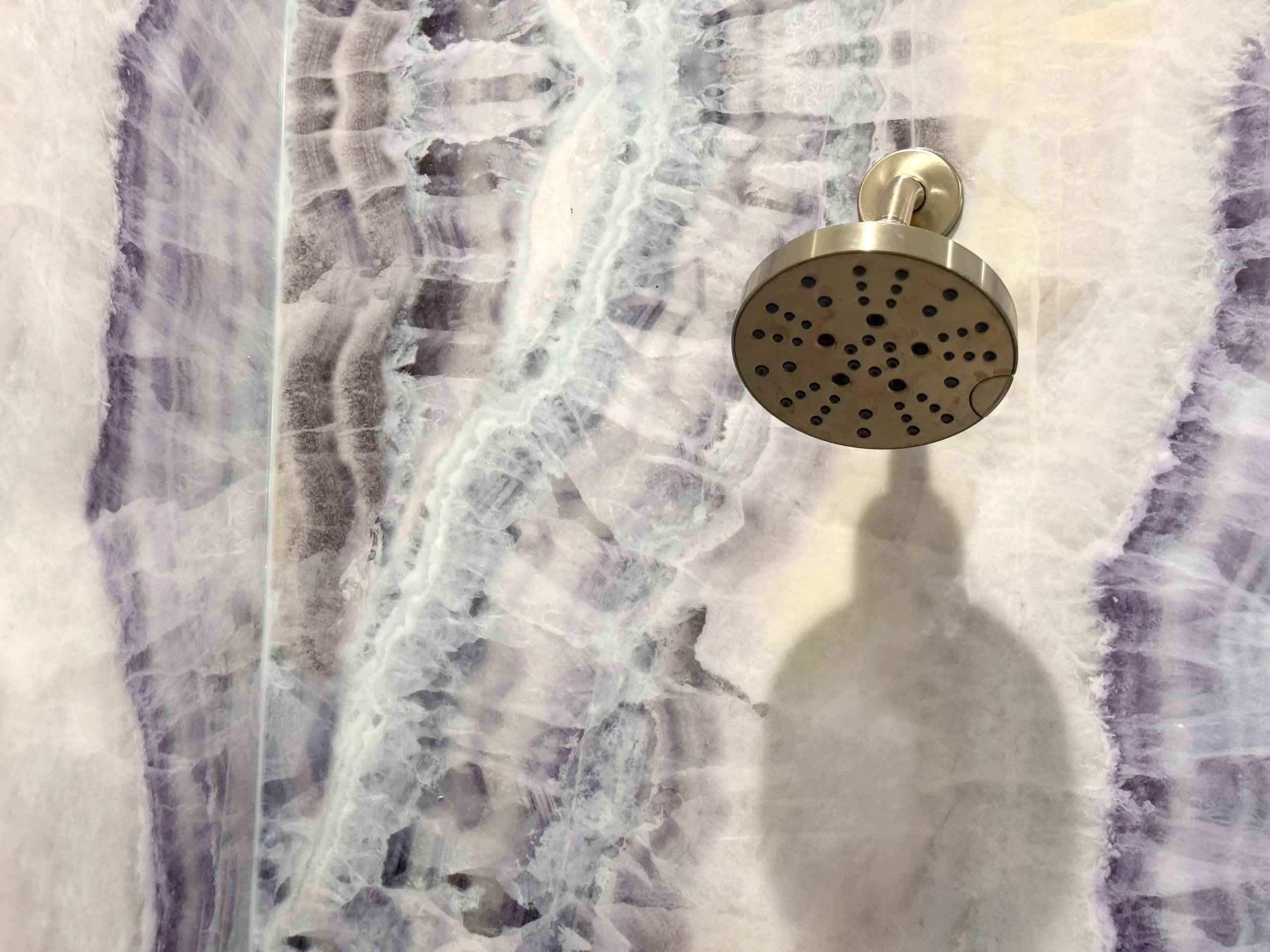 Amethyst shower surround