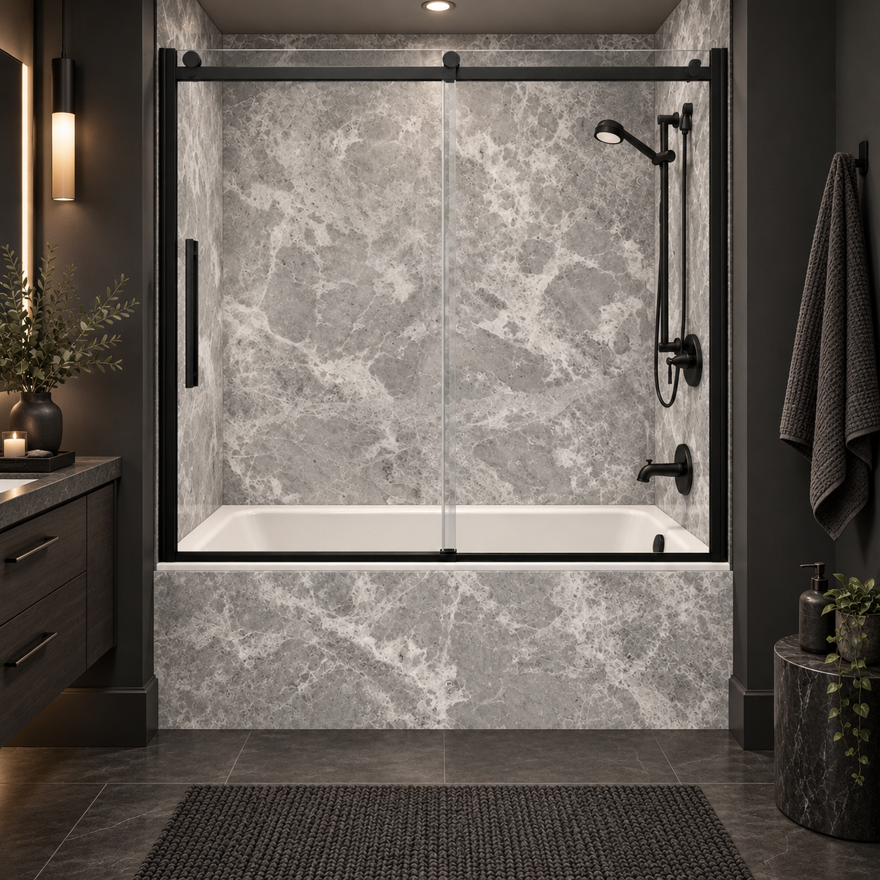 Smoke tub surround rendering