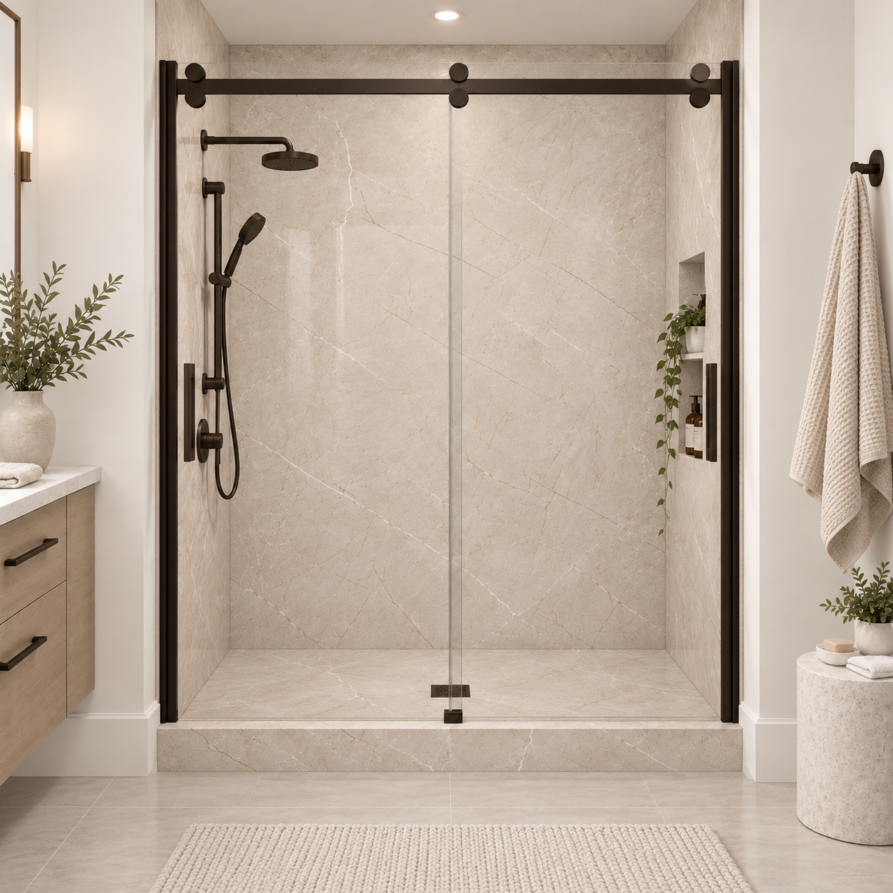 Sedona shower rendering