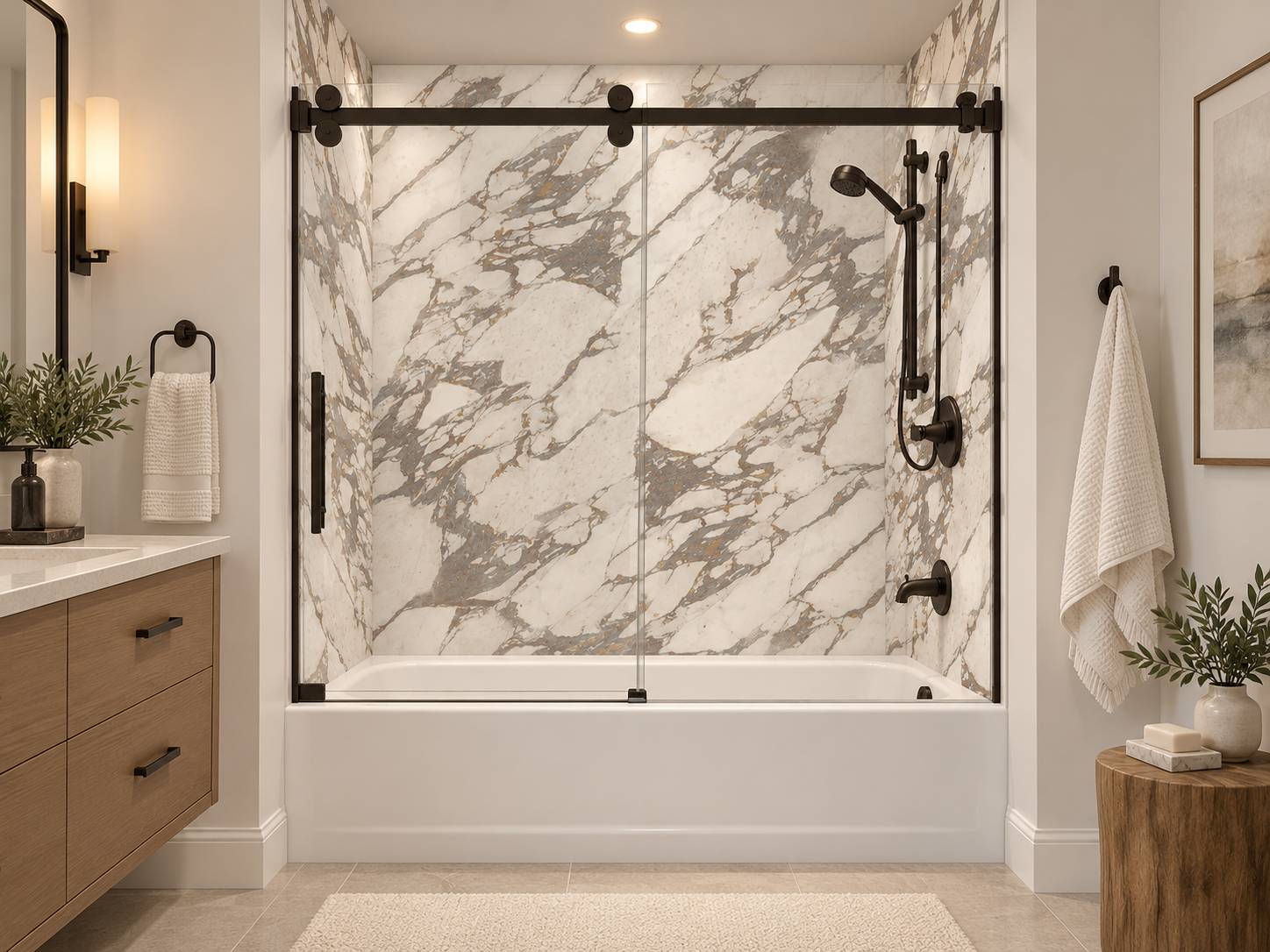 Florence tub surround rendering