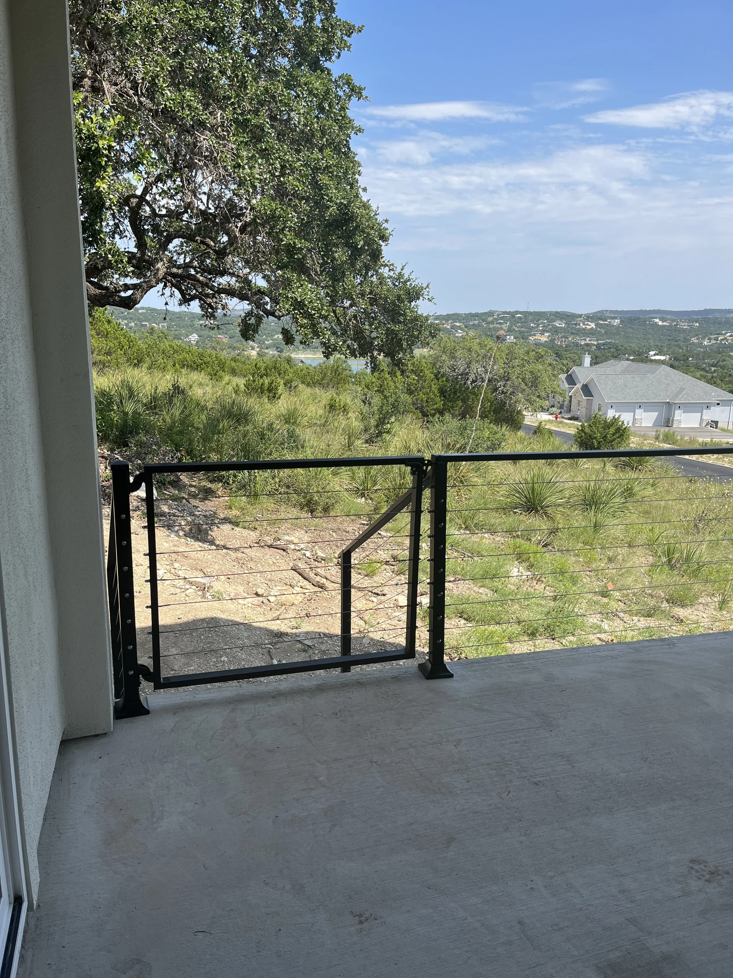 Custom Cable Railing Gate