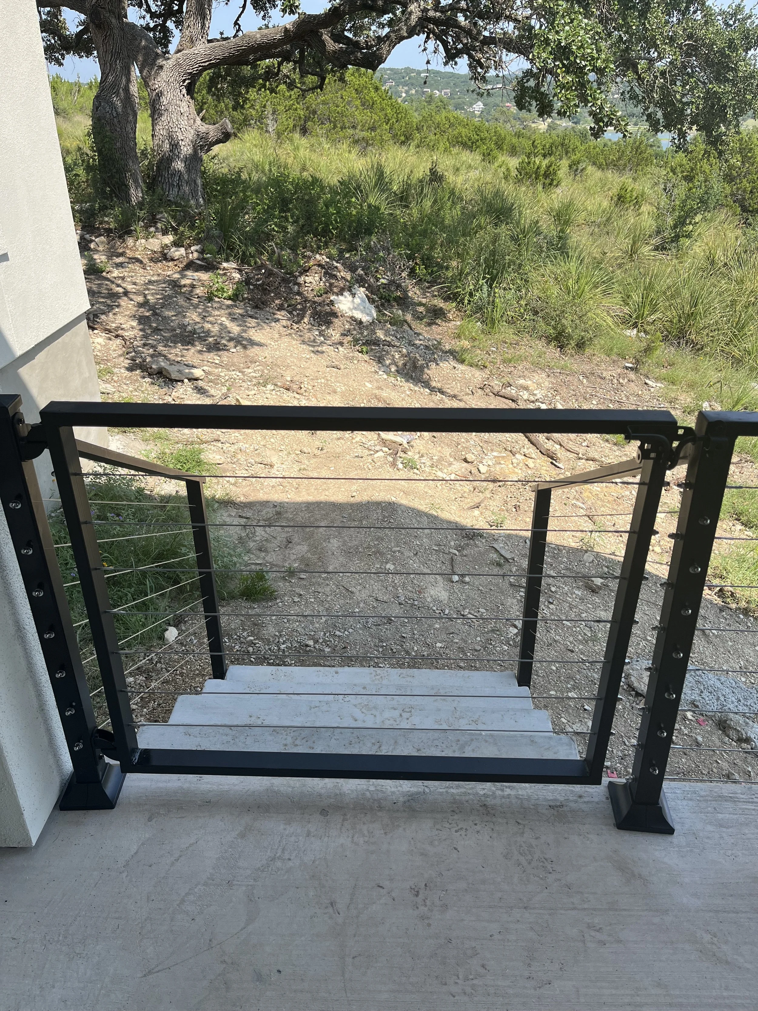 Custom Cable Railing Gate