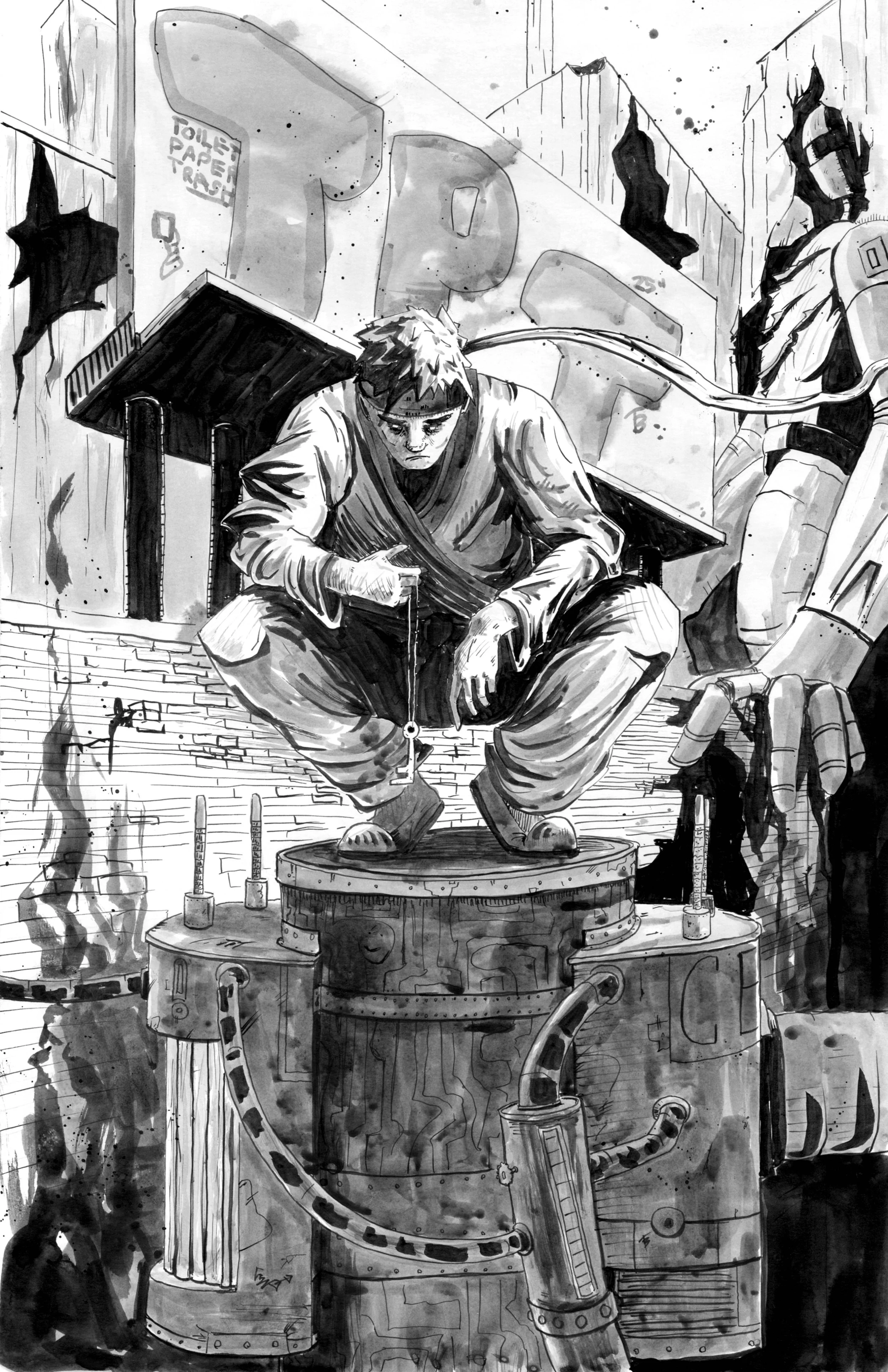 Adam, my emotional trauma baby. He is going to feel so much during the 10-issue run of Toilet Paper Trash. I'm so excited to see how he handles the surprises tossed his way. 