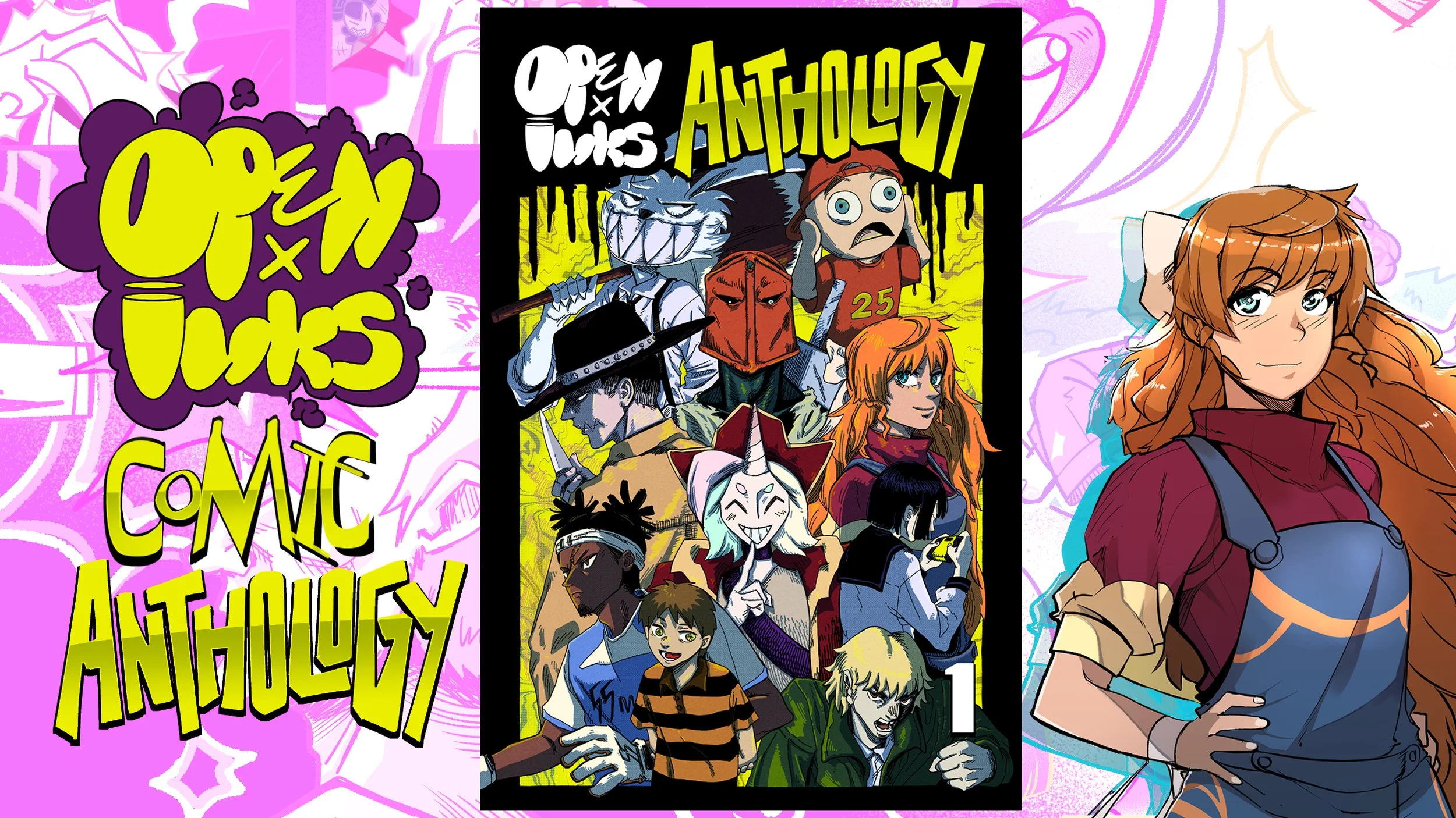 Open Inks Comic Anthology Volume 1 kickstarter main image