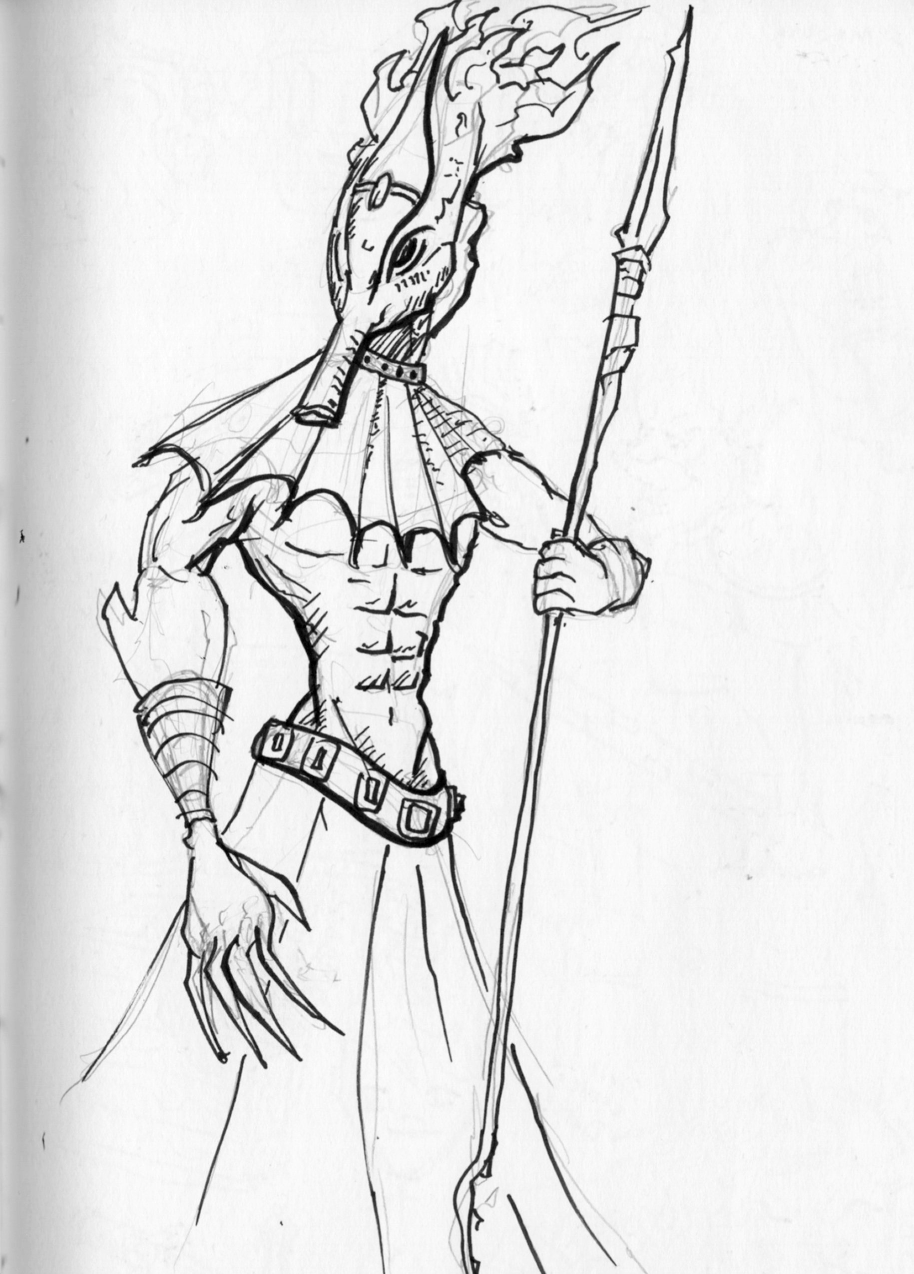 When i was drawing this i was thinking about the fish people from the first couple issues of Black Science by Remender and Scalera, one of my fav runs, i have all the volumes ;) 