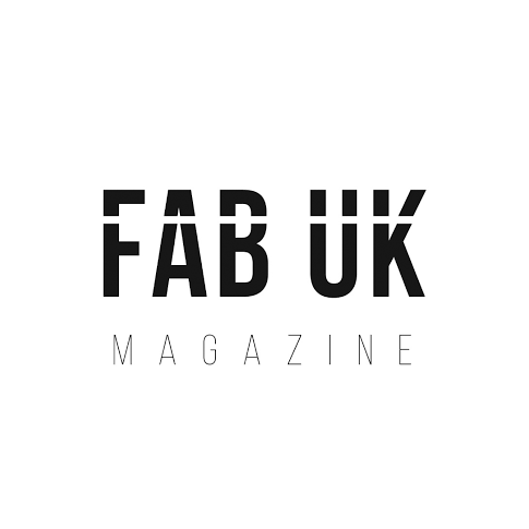 Cover of FAB UK Magazine featuring the magazine's name in bold black letters and the word "MAGAZINE" in smaller, light letters underneath.