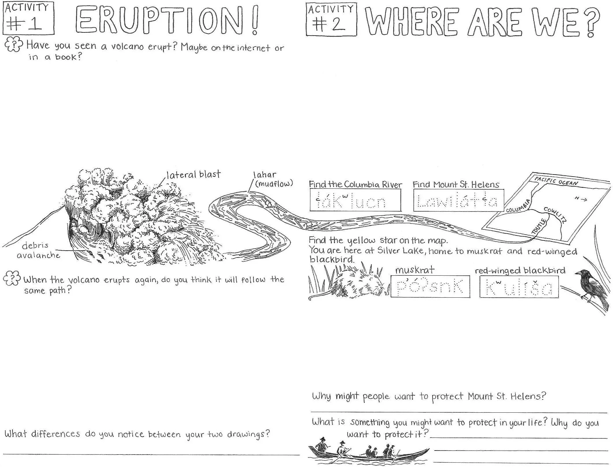 Junior Volcano Explorer page 3-4