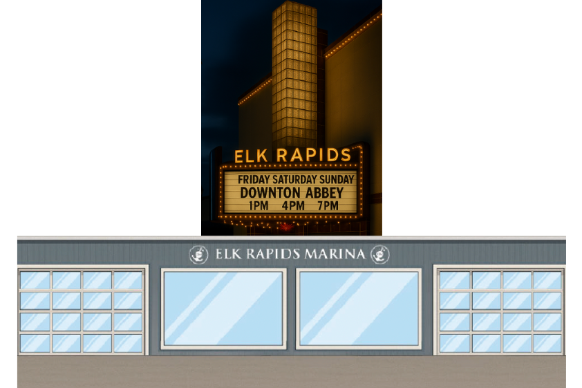 Facade Grant Awards - Chalfonte Theatre &amp; Elk Rapids Marina