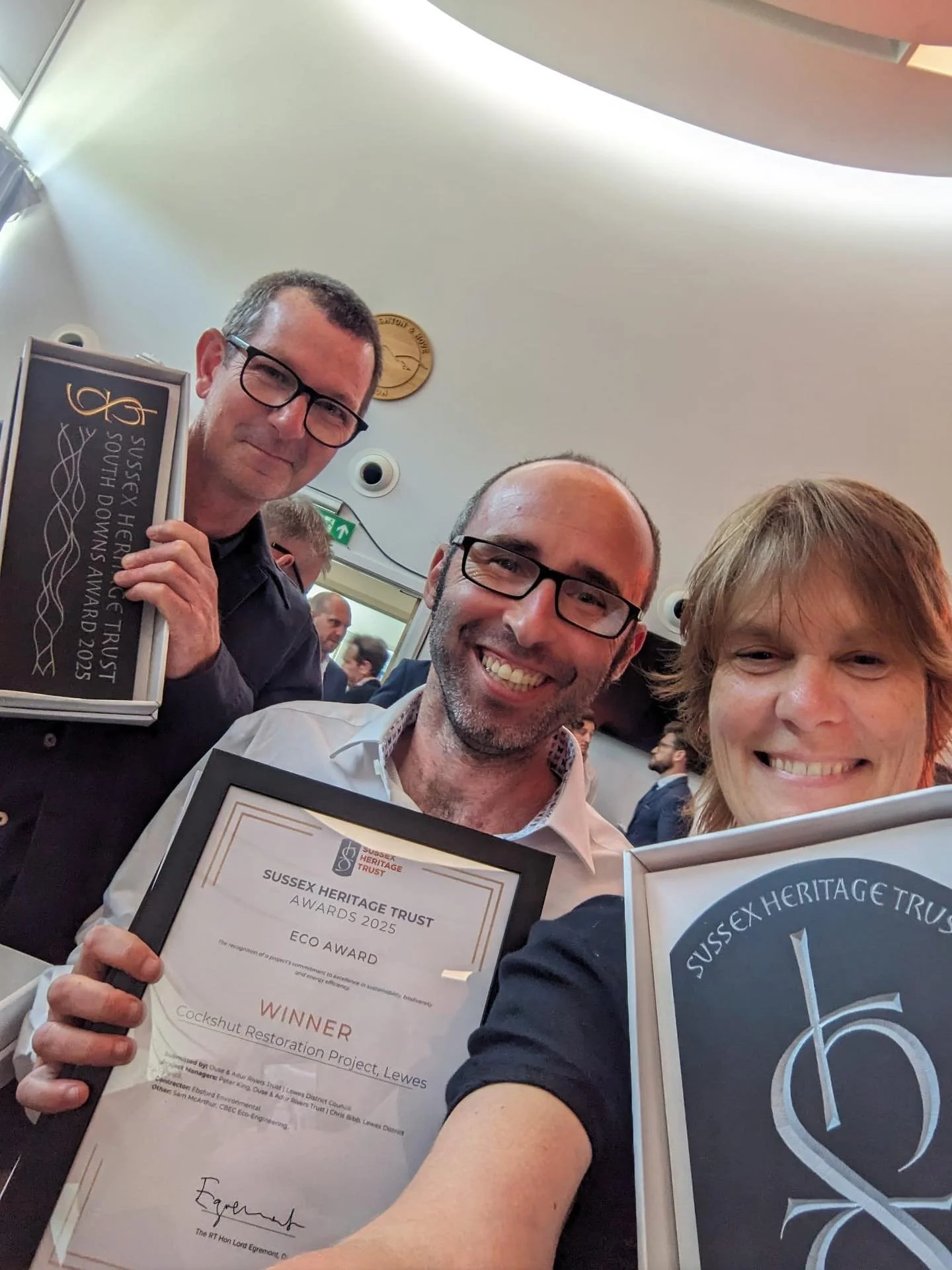 Triple win for the Cockshut! 🏆🏆🏆

We&rsquo;re over the moon that the Cockshut Restoration Project has won not one, not two, but three Sussex Heritage Trust Awards &ndash; including the ECO Award and the South Downs Award, both of which have only a