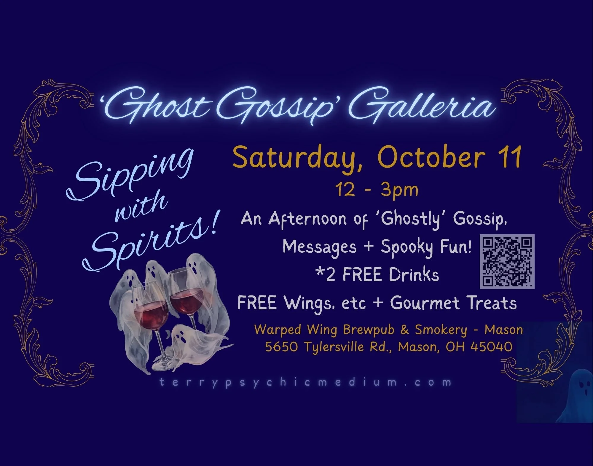 'Ghost Gossip' Galleria / Sipping with Spirits