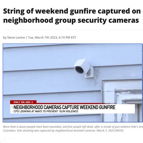 String of weekend gunfire captured on neighborhood group security cameras