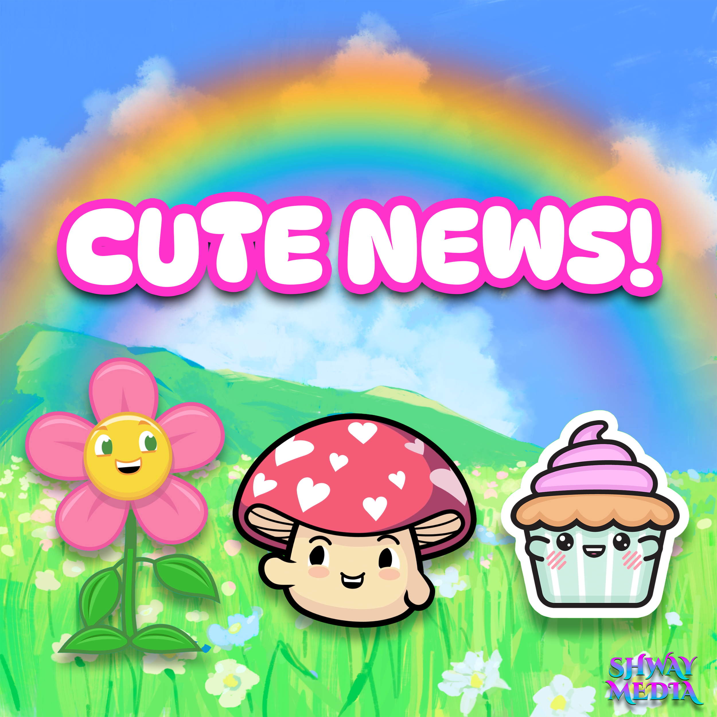 The logo for "Cute News"