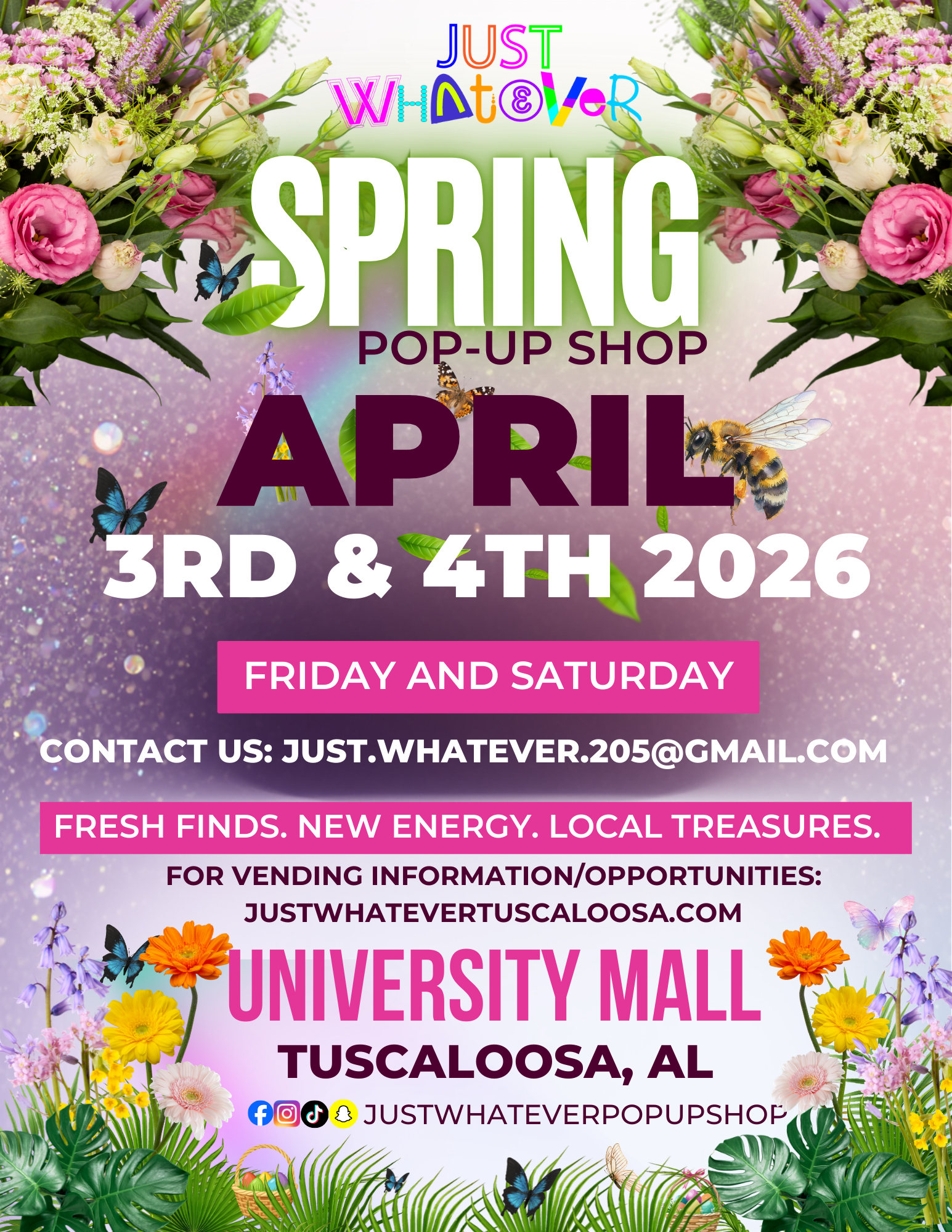 Spring Pop-Up Shops