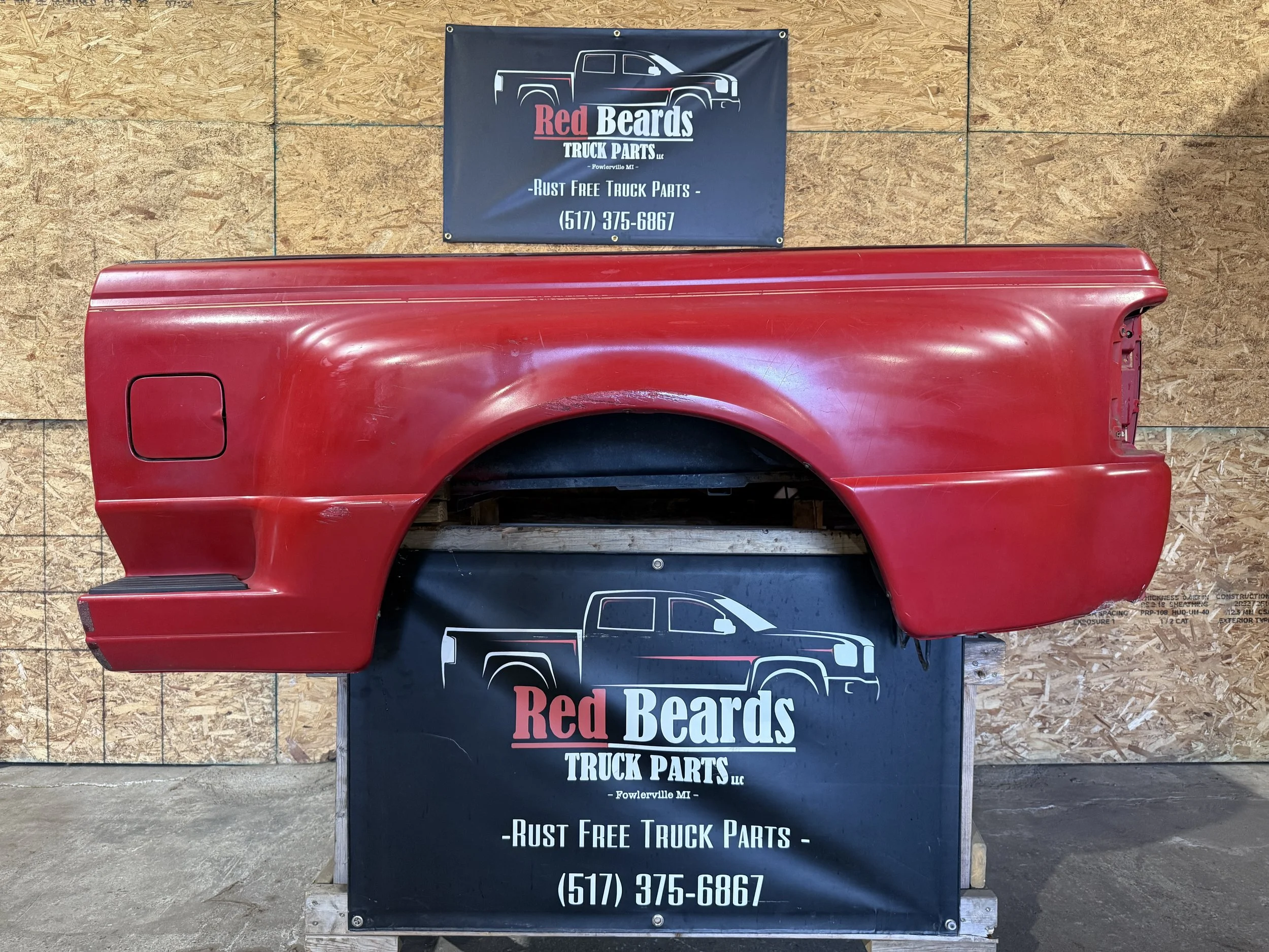 Red 94-11 6ft Stepside Bed #26340