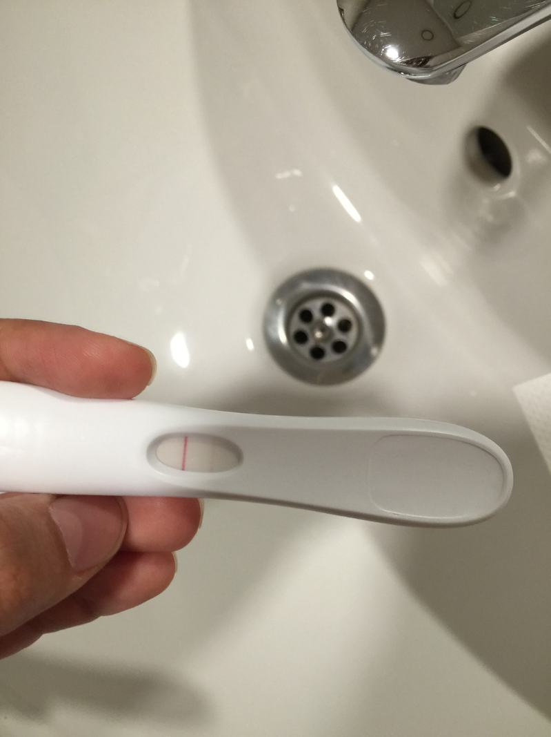 Positive pregnancy test in Alaska