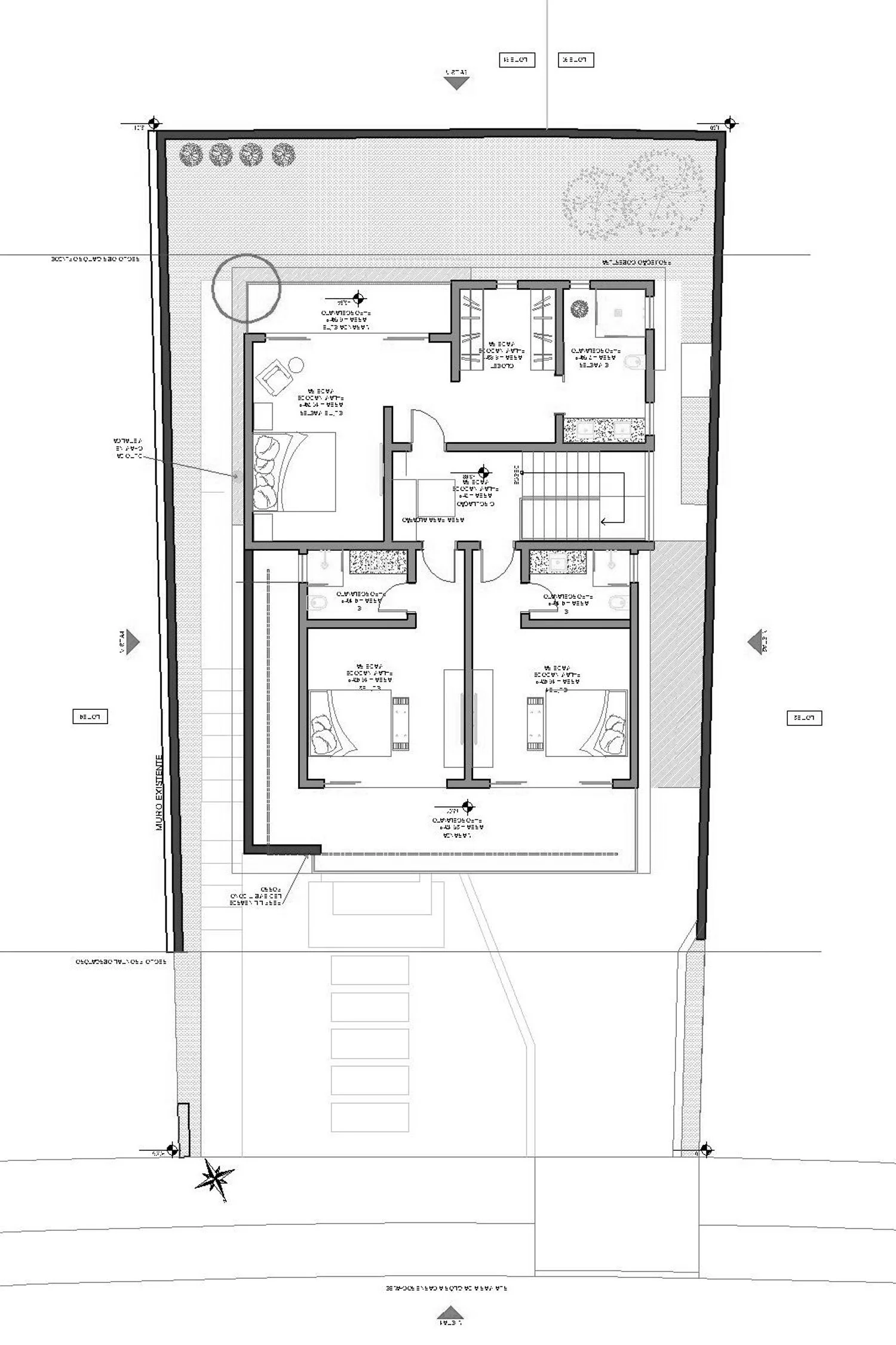 Planta baixa - andar superior