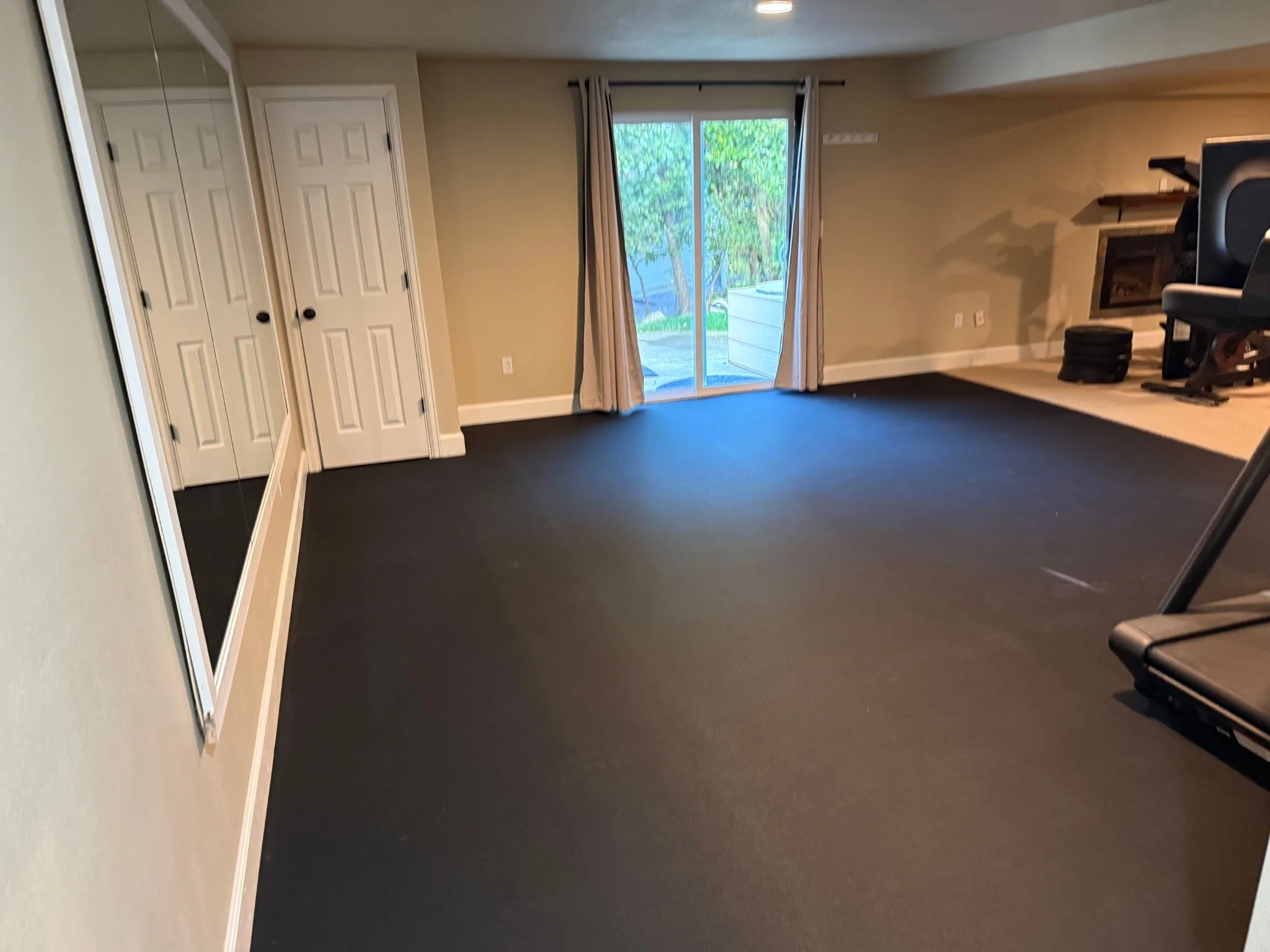Custom Home Gym Flooring Installation | Broadmoor Oaks, Colorado Spring