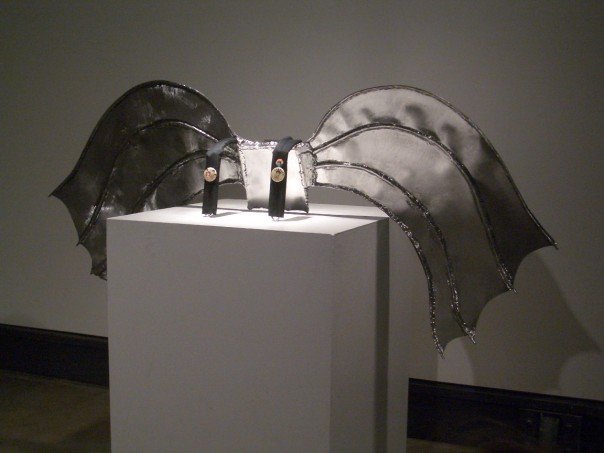 Life sized bat wings made to be worn.