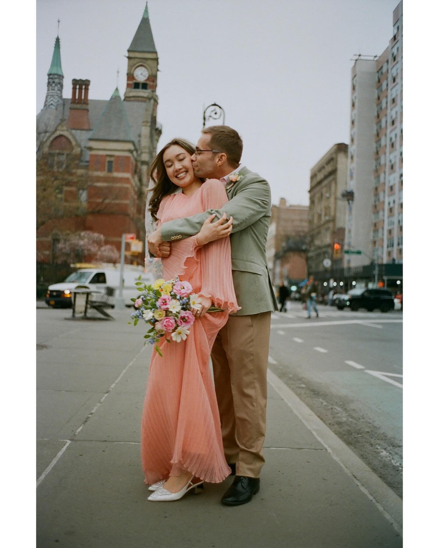 Highly recommend getting eloped in West Village 10/10 🌹🌷🌸🌺🪻🎞️ #35mm