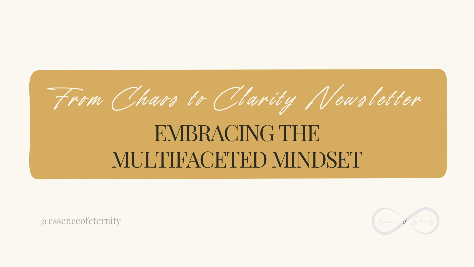 Embracing the Multifaceted Mindset