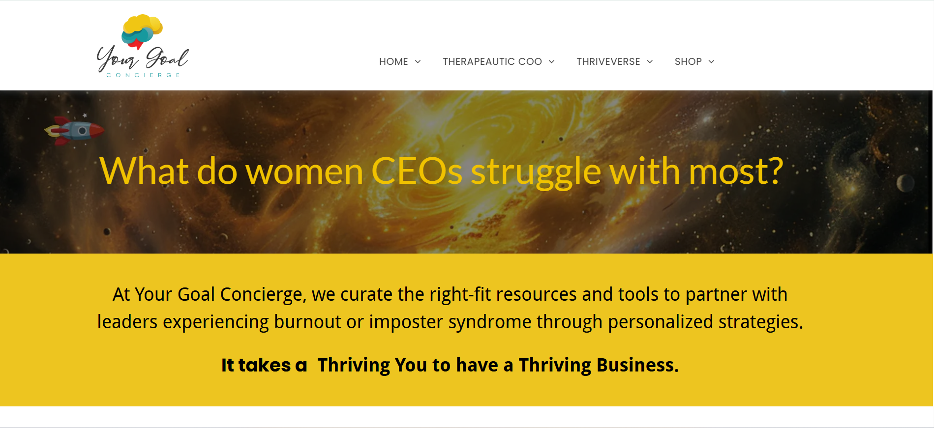 Your Goal Concierge Website