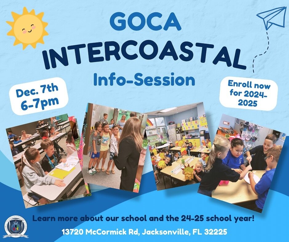 Curious to learn more about our school or find out more about enrollment for the 2024-2025 school year? Join us on December 7th from 6-7pm for our next Info-Session! ✨