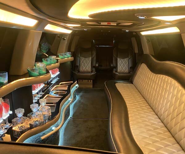 Luxury Stretch SUV Limousine Interior