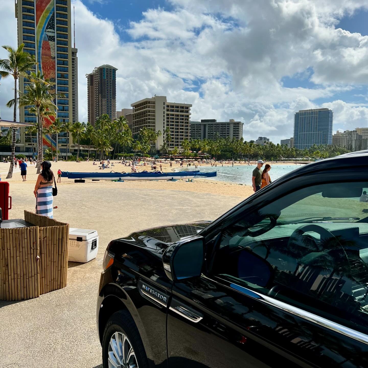 Just dropped off VIP clients at the Hilton Hawaiian Village from the cruise ship terminal. Welcome to a beautiful day in Honolulu Hawai&rsquo;i. Come ride with us! Mahalo for choosing Kanoa Transportation for your transportation needs.

#hiltonhawaii