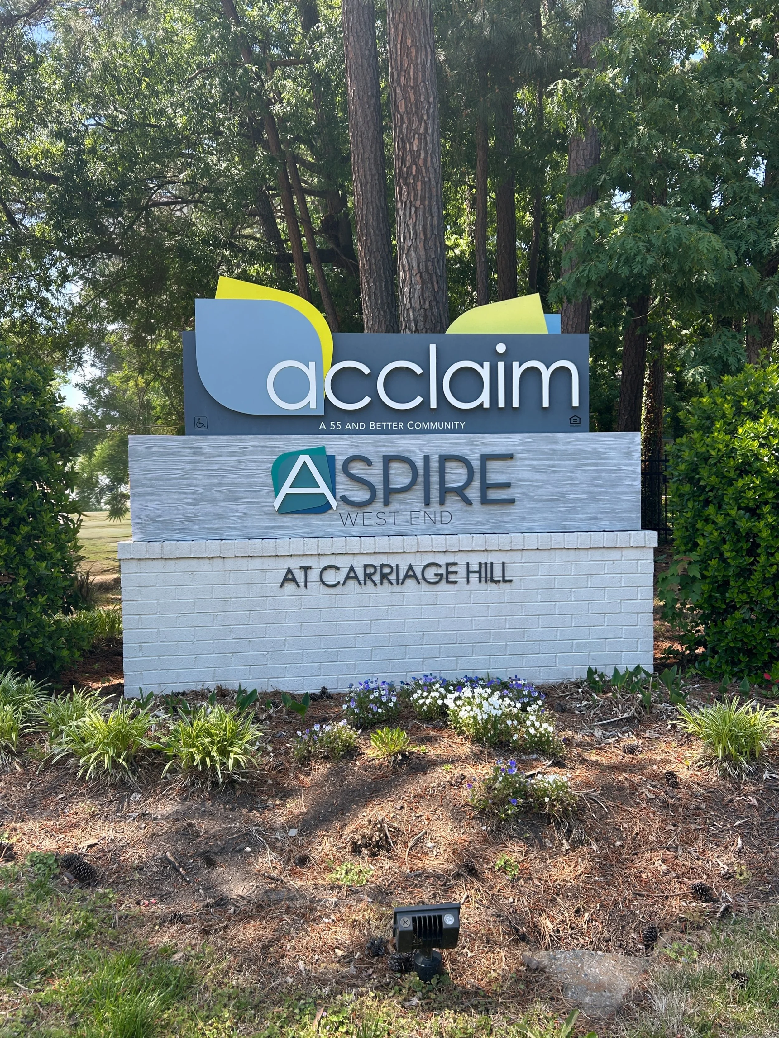 A cohesive sign package can really tie your apartment complex together. Whether it&rsquo;s creating new designs from scratch or matching existing designs/signage, we can get it done!