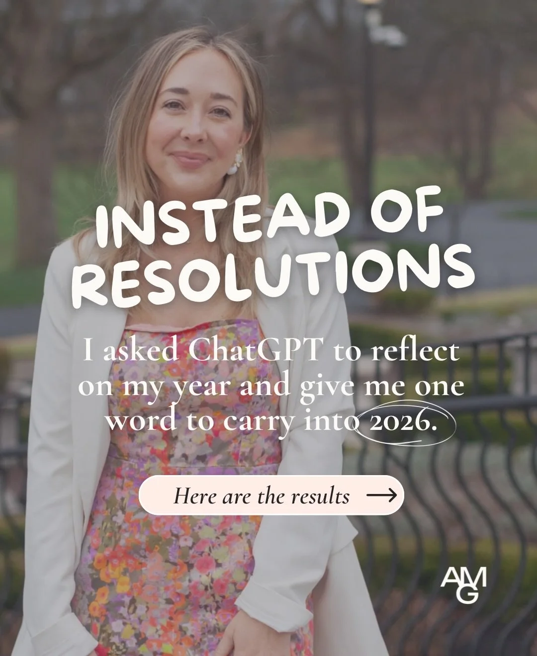 If you&rsquo;re feeling pressure to pick a resolution for 2026&hellip; you don&rsquo;t have to.
 
Instead of trying to become someone new, try choosing one word to carry with you this year, something you can write in your journal, make your desktop w